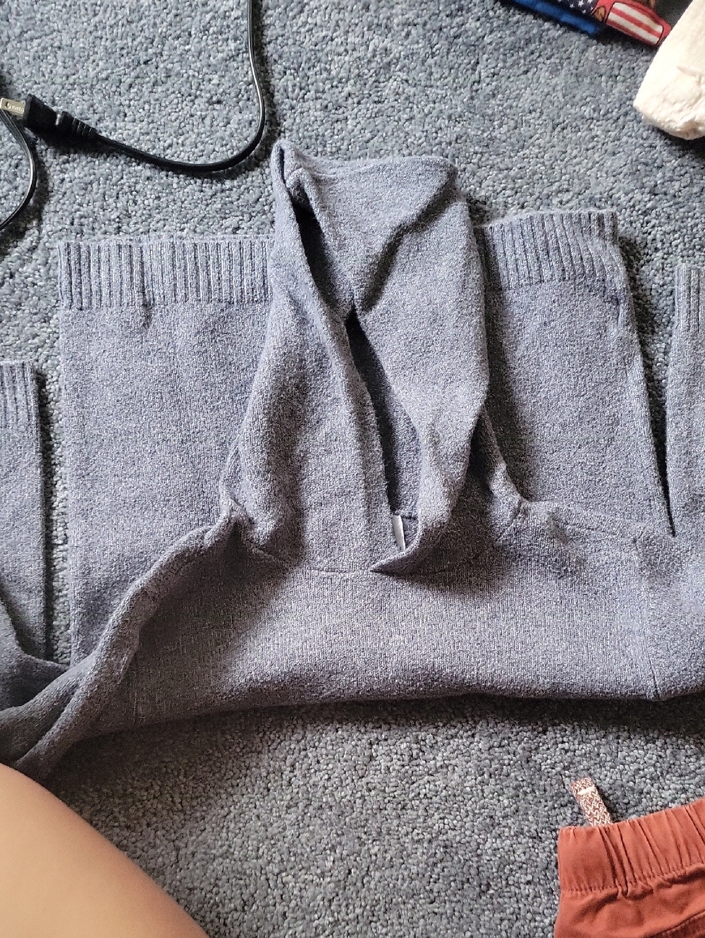 Old Navy Gray Hooded Women's Sweater